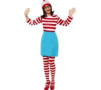 Donna Where's Wally Wenda Costume Wheres Wenda Completo Da Smiffys
