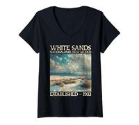 Donna White Sands National Park | New Mexico Maglietta con Collo a V