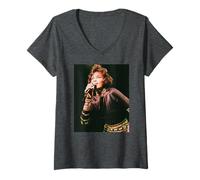 Donna Whitney Houston dal Vivo Il Bodyguard World Tour 1993 Maglietta con Collo a V
