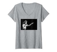 Donna Whitney Houston Moment of Truth Salvando Tutto Il Mio Amore per Te Maglietta con Collo a V