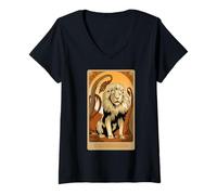 Donna Wicked: For Good A Very Nervous Lion Maglietta con Collo a V