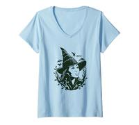 Donna Wicked: For Good Elphaba Gaze Maglietta con Collo a V