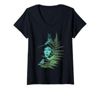 Donna Wicked: For Good Elphaba Striking Portrait Maglietta con Collo a V