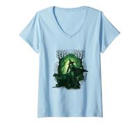 Donna Wicked: For Good Elphaba Twirl in the Forest Maglietta con Collo a V