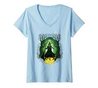 Donna Wicked: For Good Elphaba Walk Through Oz Maglietta con Collo a V