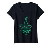 Donna Wicked: For Good Elphaba Watchful Hat Maglietta con Collo a V