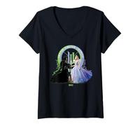 Donna Wicked: For Good Glinda and Elphaba Friends Forever Changed Maglietta con Collo a V