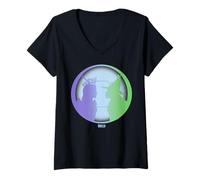 Donna Wicked: For Good Glinda & Elphaba Face to Face Maglietta con Collo a V