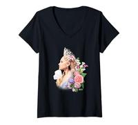 Donna Wicked: For Good Glinda in Bloom Maglietta con Collo a V