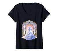 Donna Wicked: For Good Glinda Shades of Blue Maglietta con Collo a V