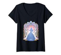 Donna Wicked: For Good Glinda Silhouette in Blue Maglietta con Collo a V