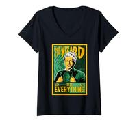 Donna Wicked: For Good Wizard See’s Everything Maglietta con Collo a V