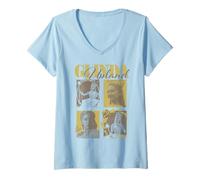 Donna Wicked Glinda So Popular Glam Collage Maglietta con Collo a V