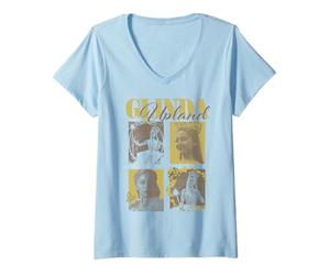 Donna Wicked Glinda So Popular Glam Collage Maglietta con Collo a V