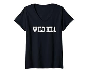 Donna Wild Bill Maglietta con Collo a V