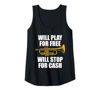 Donna Will Play for Free trombettista Tromba Canotta