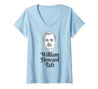 Donna William Howard Taft Maglietta con Collo a V