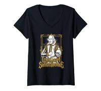 Donna William Shakespeare Maglietta con Collo a V