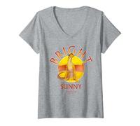 Donna Wings of Fire Bright Like Sunny Maglietta con Collo a V