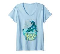 Donna Wings of Fire The Lost Heir Cover Maglietta con Collo a V