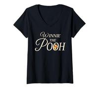 Donna Winnie The Pooh Peek Maglietta con Collo a V