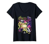 Donna Woody Woodpecker Everybody Thinks I’m Crazy Maglietta con Collo a V