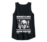 Donna Wrestling Mamma Squadra Cranio Pace Retro Wrestler Mamma Donne Canotta