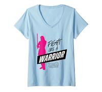 Donna Xena: Warrior Princess Fight Like A Warrior Maglietta con Collo a V