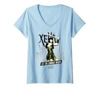Donna Xena: Warrior Princess Let The Combat Begin Maglietta con Collo a V