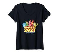 Donna Yo Gabba Gabba! Graduation Class of 2027 Group Celebration Maglietta con Collo a V