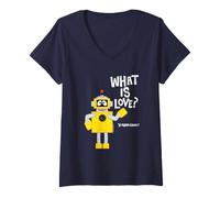 Donna Yo Gabba Gabba! What Is Love Valentine's Day Plex Maglietta con Collo a V