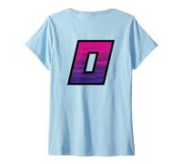 Donna Zero # 0 Jersey Numero Uniforme, Viola & Rosa Camo Maglietta con Collo a V