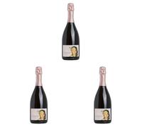 Donnafugata Brut RoséVino Spumante Metodo Classico Rosé, DOC Sicilia, 750 ml (Confezione da 3)