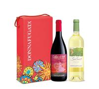 Donnafugata Cassetta Speciale da 2 vini: SurSur, Sicilia doc bianco (12.5% Vol) & Contesa dei Venti (13% Vol), Nero d'Avola Vittoria doc rosso. Box da regalo (Confezione da 6)