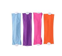Donne a fascia morbi e traspirante per capelli yoga sport sport che corre in fasce elastica 4 colori (TZ77-2 quattro pacchetti)
