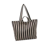 Donne A Spalla Top Maniglia Strisce Per Pendolarismo Della La Shopping Tutta Partita School Handbag Borse Strisce In Tela Ogni Giorno