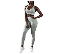 Donne Abiti & Set, Donne Yoga Set Corsa Reggiseno & Pantaloni Allenamento Fitness Camouflage Collant Abbigliamento Sportivo Donna (Nero S)
