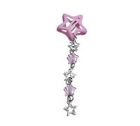 Donne Alla Moda Tornante Stella Fringe Ciondolo Hairclip Colorato Macaron Dei Monili Della Clip Dei Capelli Per L'usura Quot