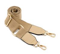 Donne ampie borse a tracolla,cintura di ricambio regolabile borsa cinturino in pelle tela borsa cinghie mutevole lungo per borsa Crossbody (pelle-marrone chiaro)