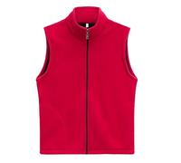 Donne Autunno E Inverno Velluto Gilet Caldo Gilet Donna S plus Size Cappotti Lunghi, Rosso, 5XL