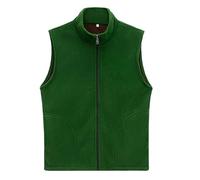 Donne Autunno E Inverno Velluto Gilet Caldo Gilet Donna S plus Size Cappotti Lunghi, Verde, 4XL