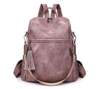 DONNE BACKPACK AGGIUNTI CHIETTRO CITTÀ PU PIELLA PULLA STUDA SUPPORTO SCUOLA CROCCA CROVE DONNE VIAGGI PU PASCHE PETTURA PER CITTÀ PER QUITTINA