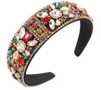 Donne Barocco Diamante Pieno Brillante Lusso Fasce Moda Accessori Per Capelli Per Il Partito Alla Moda Fascia Dei Capelli