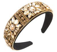 Donne Barocco Diamante Pieno Brillante Lusso Fasce Moda Accessori Per Capelli Per Il Partito Alla Moda Fascia Dei Capelli