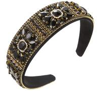 Donne Barocco Diamante Pieno Brillante Lusso Fasce Moda Accessori Per Capelli Per Il Partito Alla Moda Fascia Dei Capelli