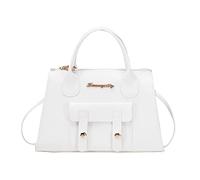 Donne Borsa a tracolla Nuovo Modello Solido Semplice Borsa A Tracolla Purpose Alta Capacità Zipper Bag Barbiere Borse A Tracolla, bianco, taglia unica