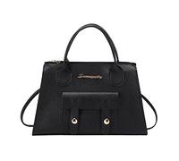 Donne Borsa a tracolla Nuovo Modello Solido Semplice Borsa A Tracolla Purpose Alta Capacità Zipper Bag Barbiere Borse A Tracolla, Nero , taglia unica