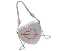 Donne Borse A Forma Cuore A Spalla Frizioni A Catena Cinghia Con Borsetta Della Borsa A Tratto A Donna A Spalla A Tracolla