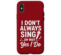 Donne che non canto sempre Oh Aspetta Sì, faccio insegnante di musica Custodia per iPhone X/XS