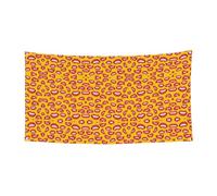 Donne che sorridono e mordono le labbra rosse sfondo evento banner appeso bandiera festa di compleanno festival raduni decorazione sfondo